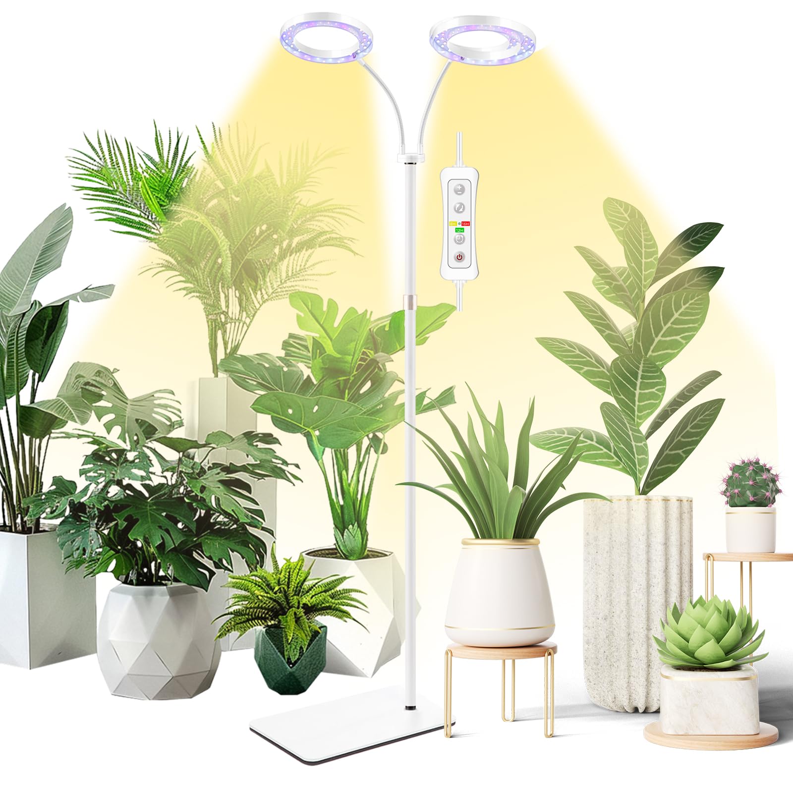 Desk Plant Grow Light with 50% Off + Timer & Brightness