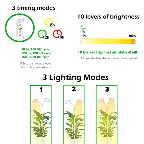 Desk Plant Grow Light with 50% Off + Timer & Brightness - Image 4