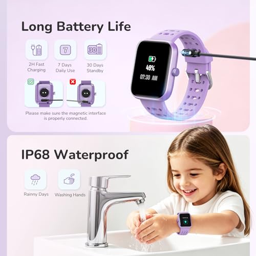 ENOMIR Kids Smart Watch at 50% Off - Health Monitor & Fun - Image 6