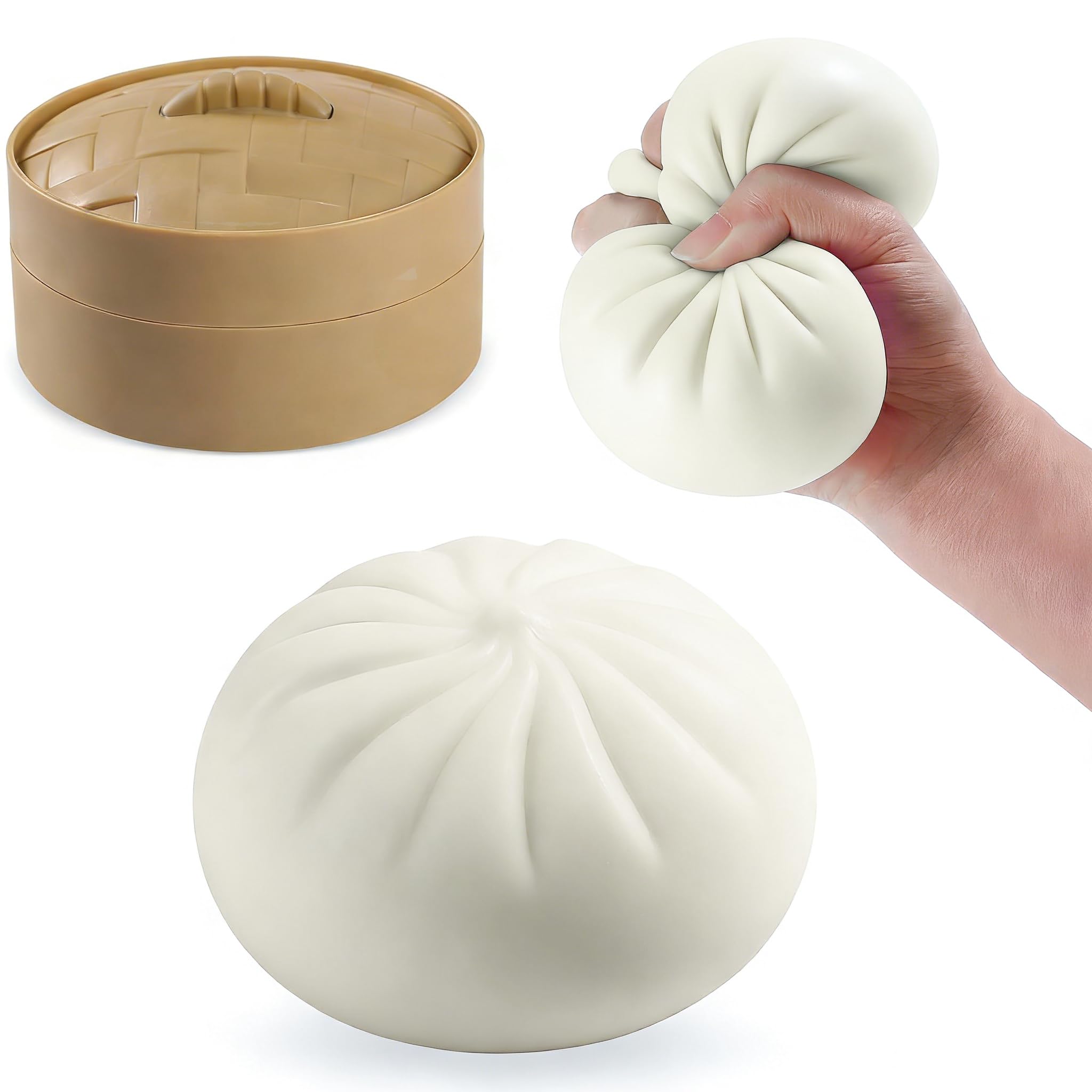 62% Off Dumpling Squishy Mystery Box - Stress Relief Toy