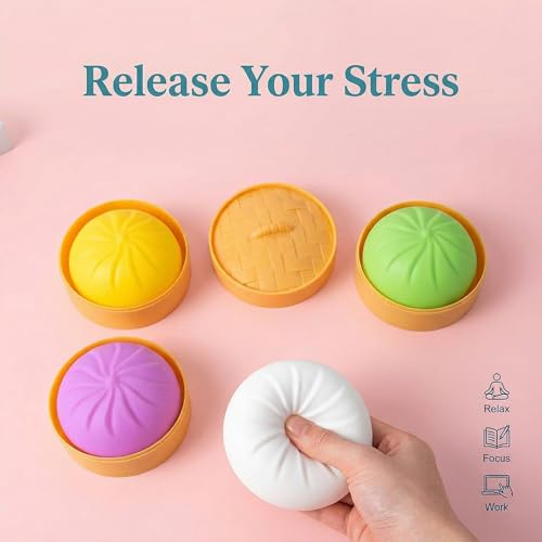 50% Off Dumpling Squishy Mystery Box Stress Relief Toy - Image 3