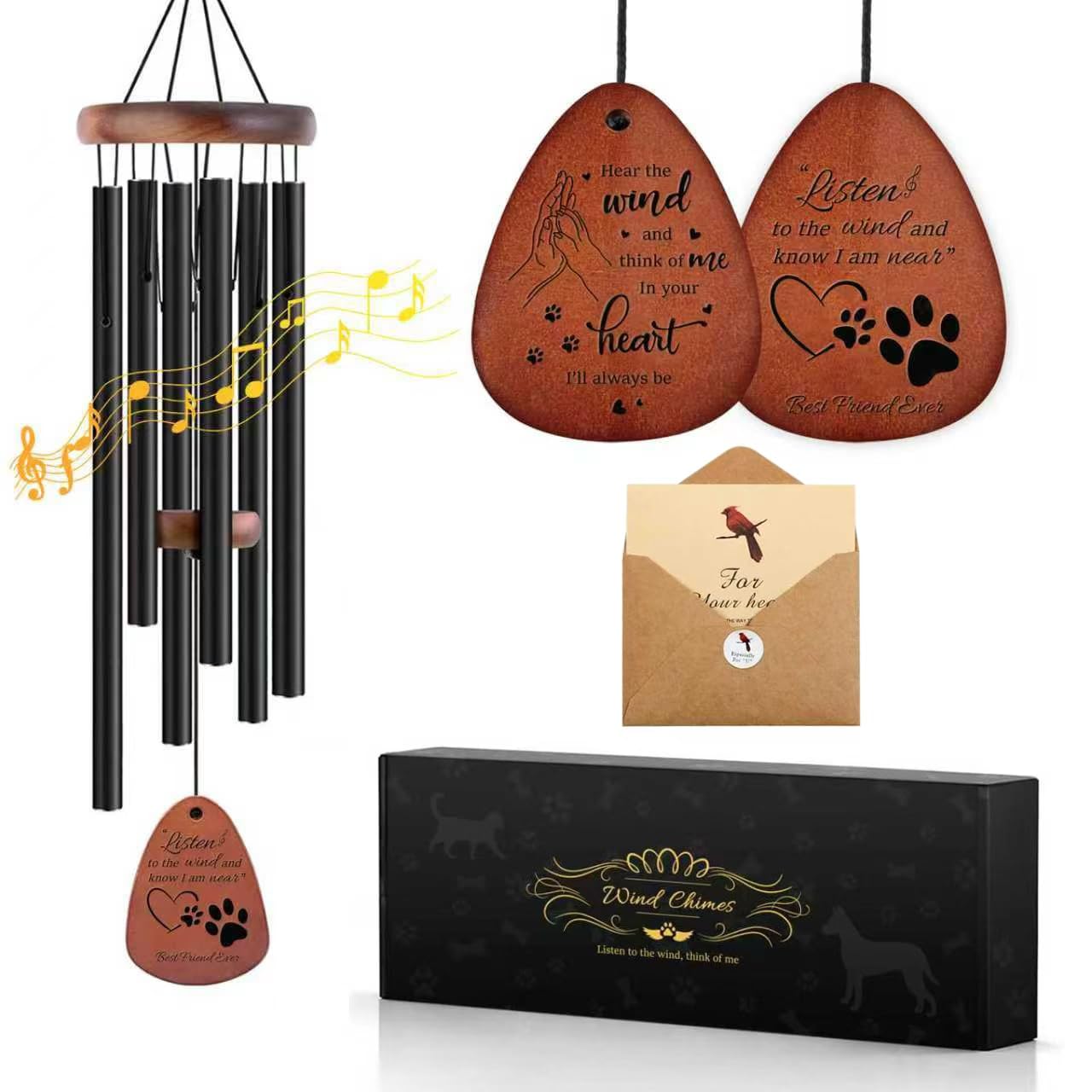 47% Off Dog Memorial Wind Chime - Sympathy & Comfort Gift