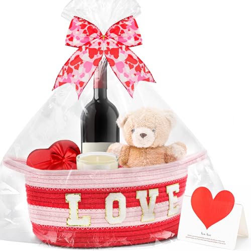 50% Off Baby Gift Basket - Small Woven Rope Basket with Handles - Image 2