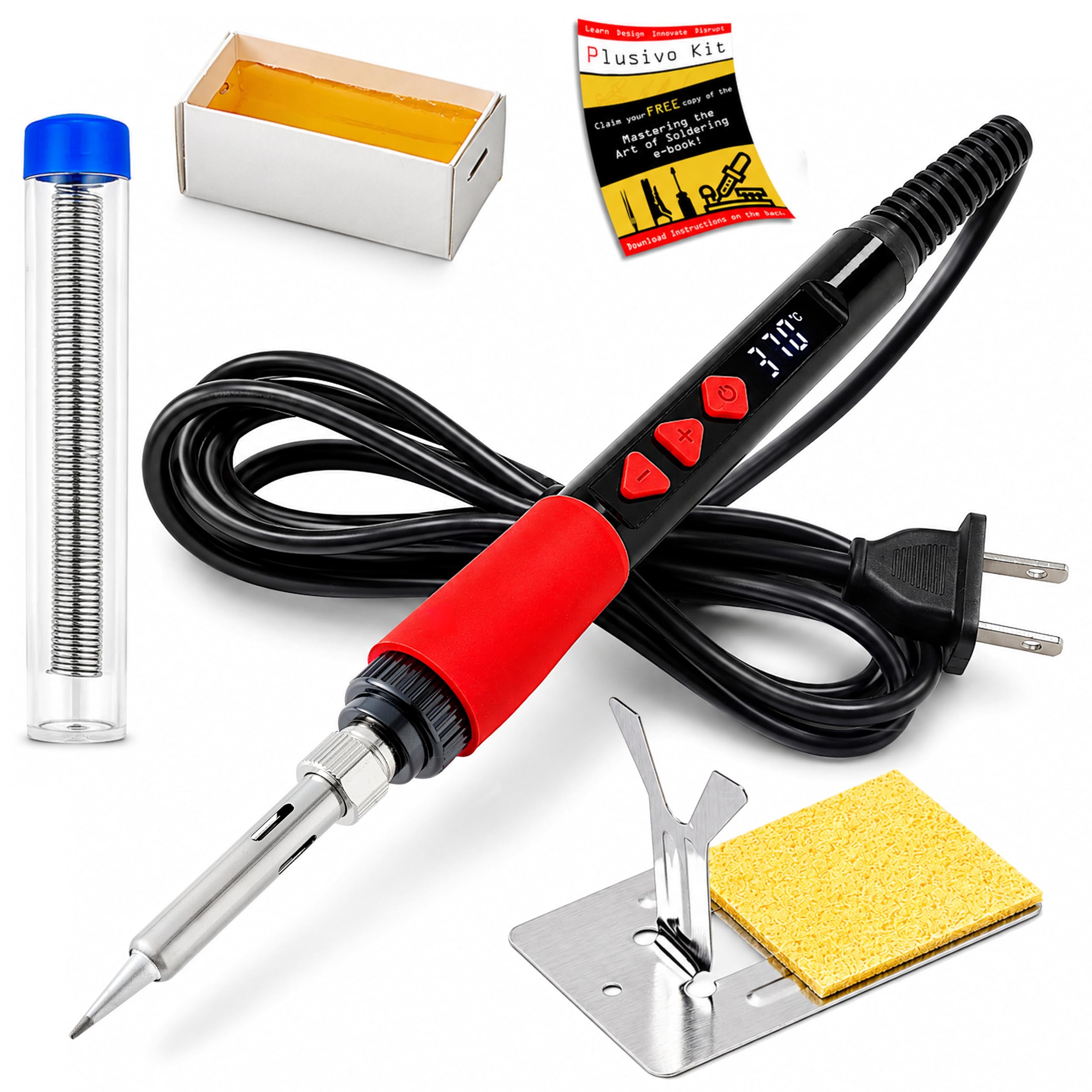 50% Off Plusivo Soldering Iron Kit for DIY Electronics