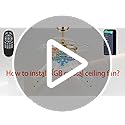 45% Off 30" Retractable Crystal Ceiling Fan with Light - Image 8