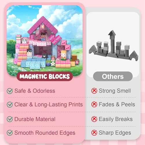40% Off ADAH 216PCS Magnetic Building Blocks for Girls - Image 5
