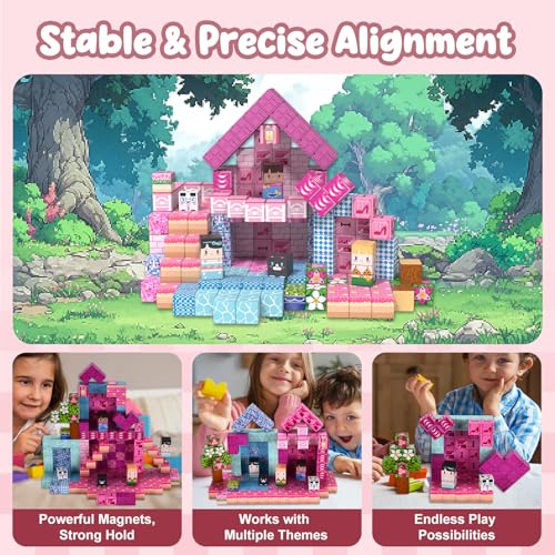 40% Off ADAH 216PCS Magnetic Building Blocks for Girls - Image 7