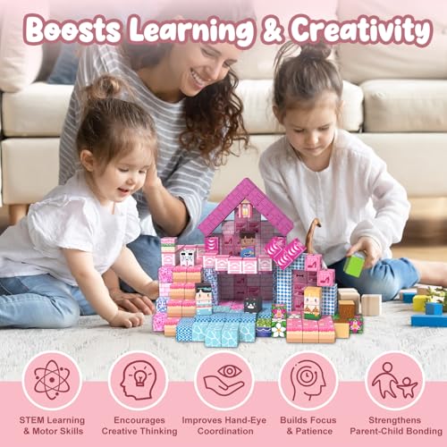 40% Off ADAH 216PCS Magnetic Building Blocks for Girls - Image 8