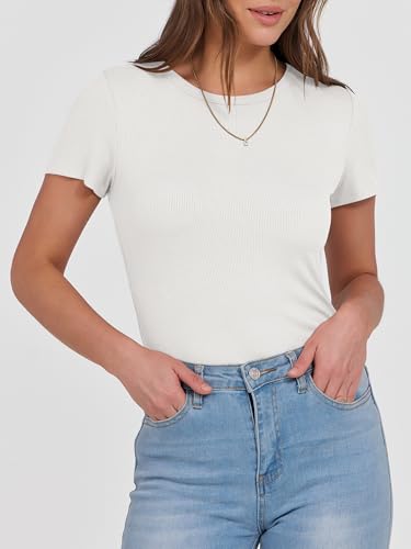 47% Off ANRABESS Women Short Sleeve Crewneck Tops - Image 3