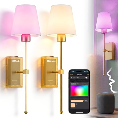50% Off Smart Battery Powered Wall Light Set of 2 - Image 2