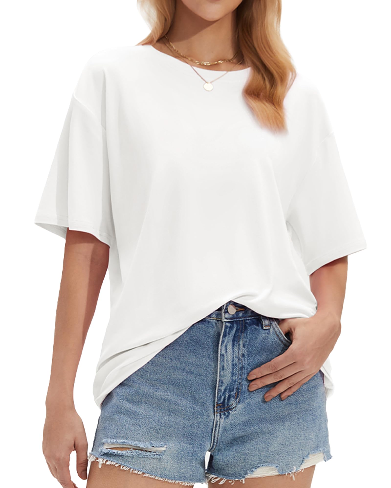 Save on Stelle Non See Through Oversized T Shirts - Image 1