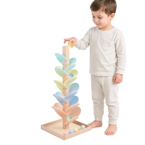 Save $16 on RECEKA Wooden Marble Run Toy, Only $23.99 - Image 2