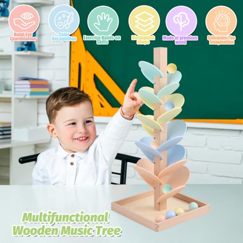 Save $16 on RECEKA Wooden Marble Run Toy, Only $23.99 - Image 5