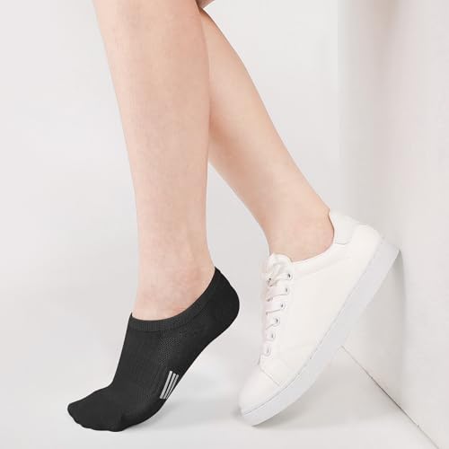 50% Off BUDERMMY Women's No Show Socks 5 Pairs - Image 4