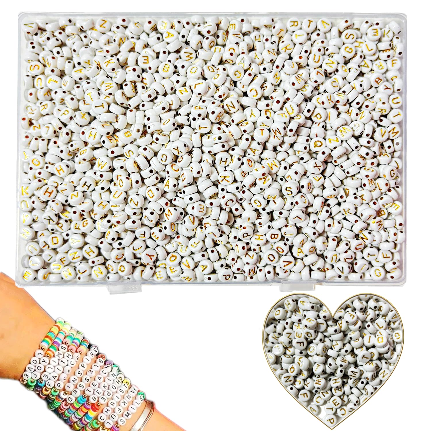 1300Pcs Letter Beads with Code U4HCIJPP – Save 50% - Image 1
