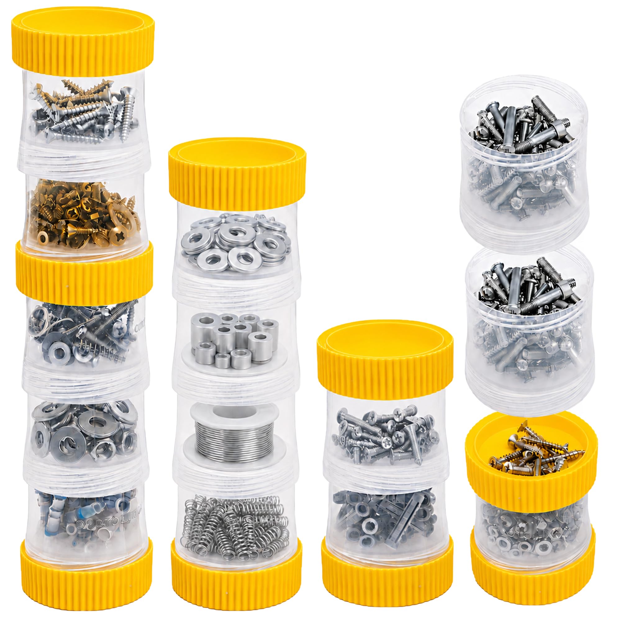 Stackable Screw Container - 12 Cups & 9 Lids at $14.29