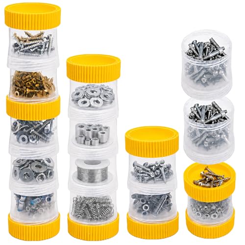 Stackable Screw Container - 12 Cups & 9 Lids at $14.29 - Image 2