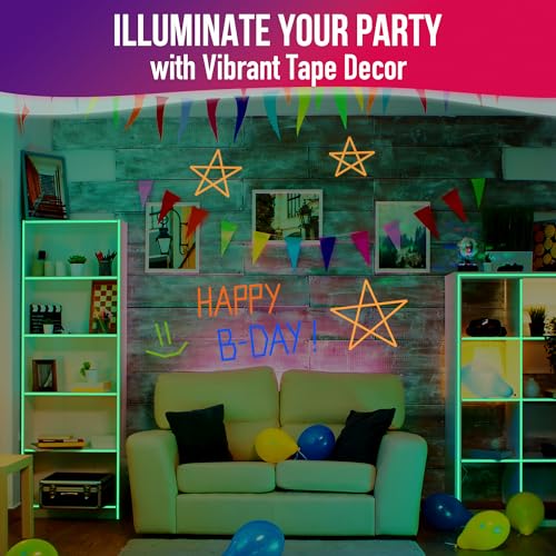 5-Pack Neon Glow Tape Set - 46% Off with Code H8FGNBV7 - Image 7