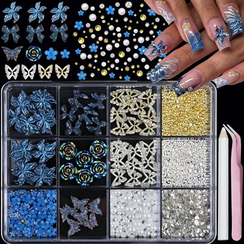11% Off 3D Flower Nail Art Charms Set – Use Code KRDVFSTR - Image 2