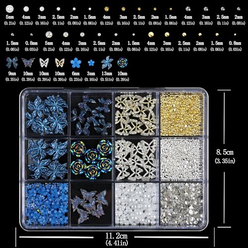 11% Off 3D Flower Nail Art Charms Set – Use Code KRDVFSTR - Image 8