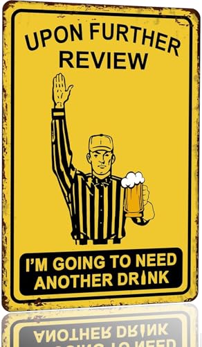 60% Off Funny Football Tin Sign - Perfect Man Cave Decor - Image 2