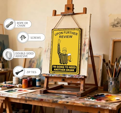 60% Off Funny Football Tin Sign - Perfect Man Cave Decor - Image 4