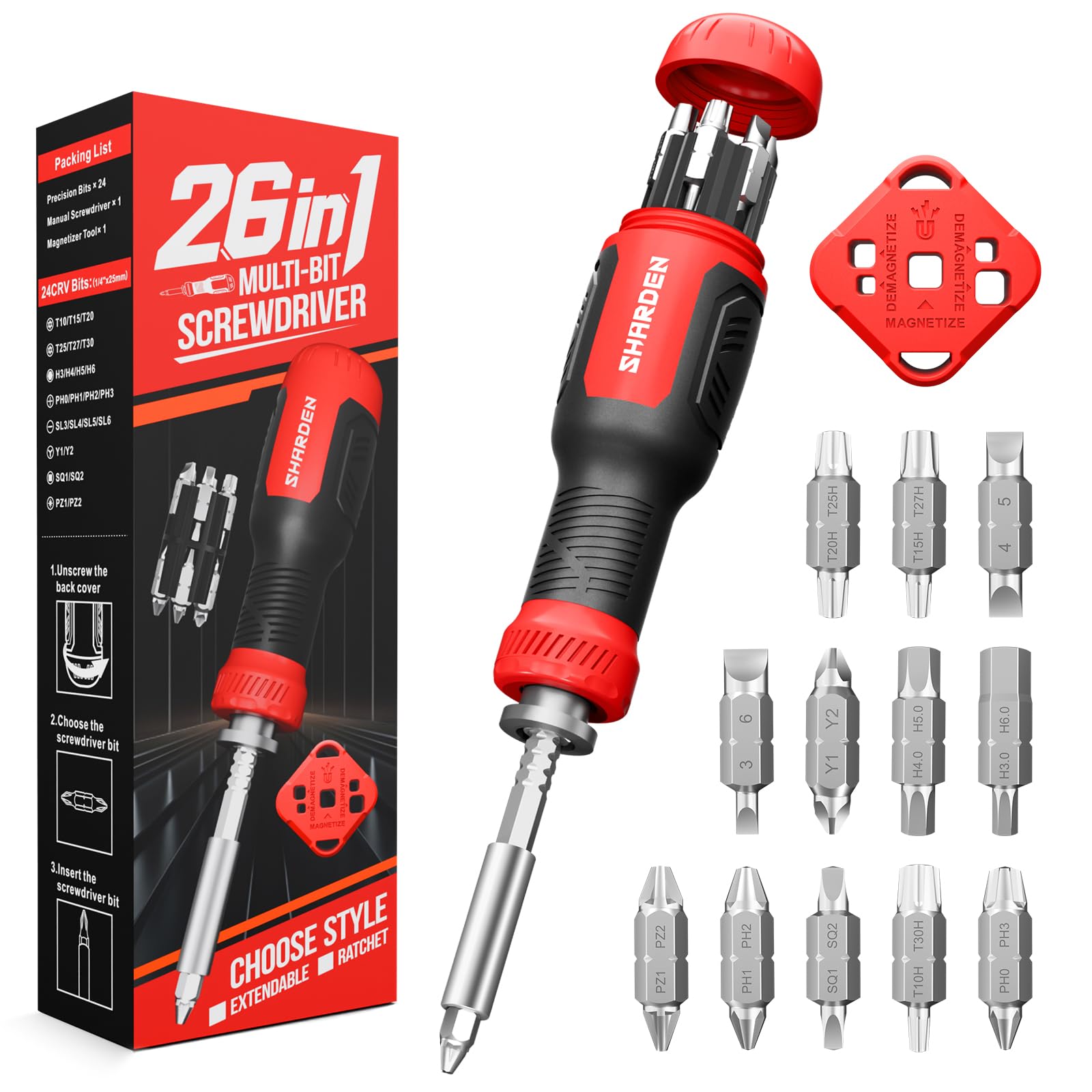 Save 40% on Sharden 26-in-1 Multi Screwdriver Set - Image 1