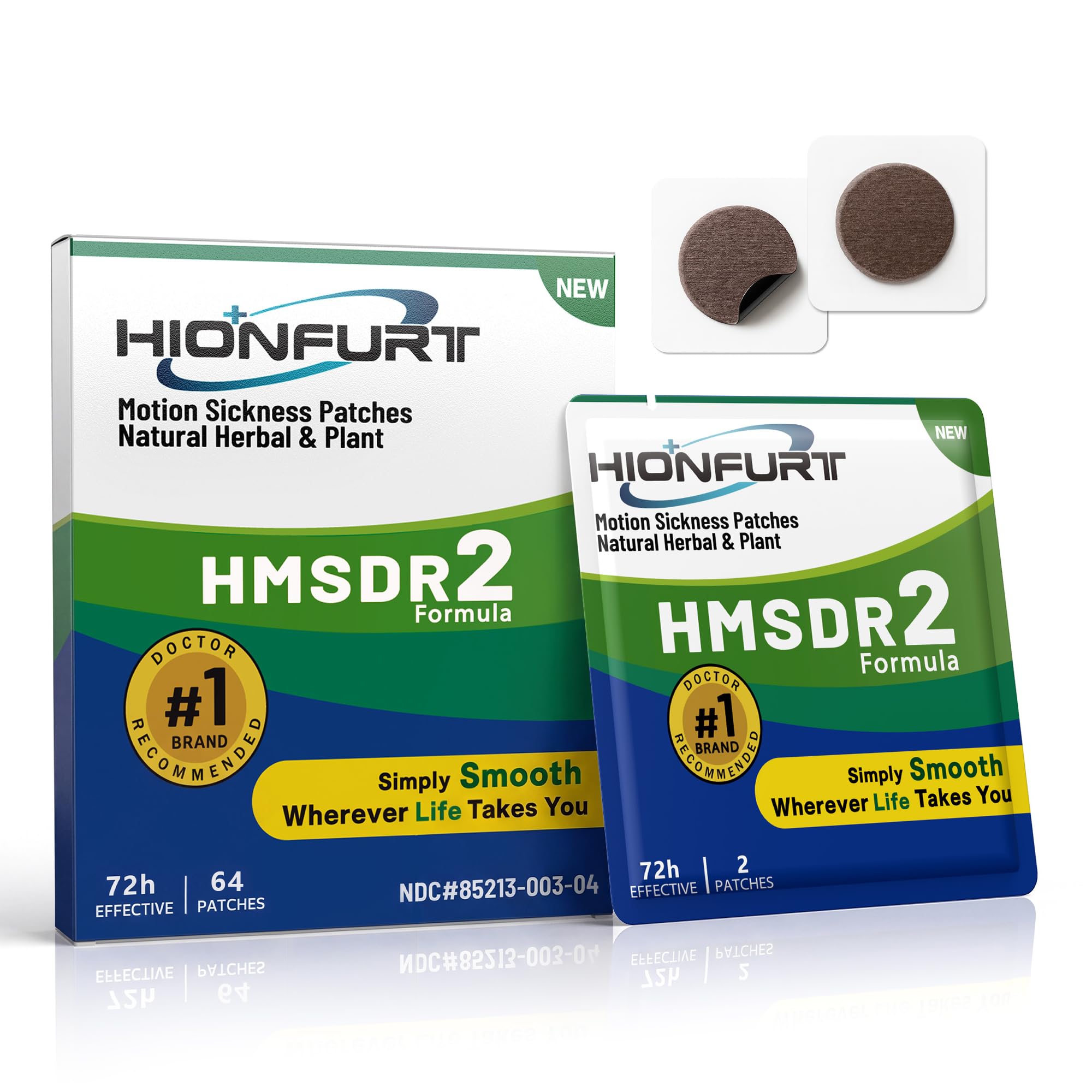 10% Off Hionfurt Motion Sickness Patches 64 Count