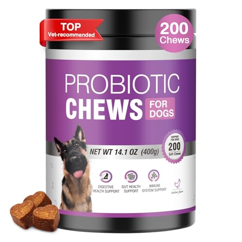 Save with Code: Probiotics for Dogs 200 Chews – Gut Health - Image 2