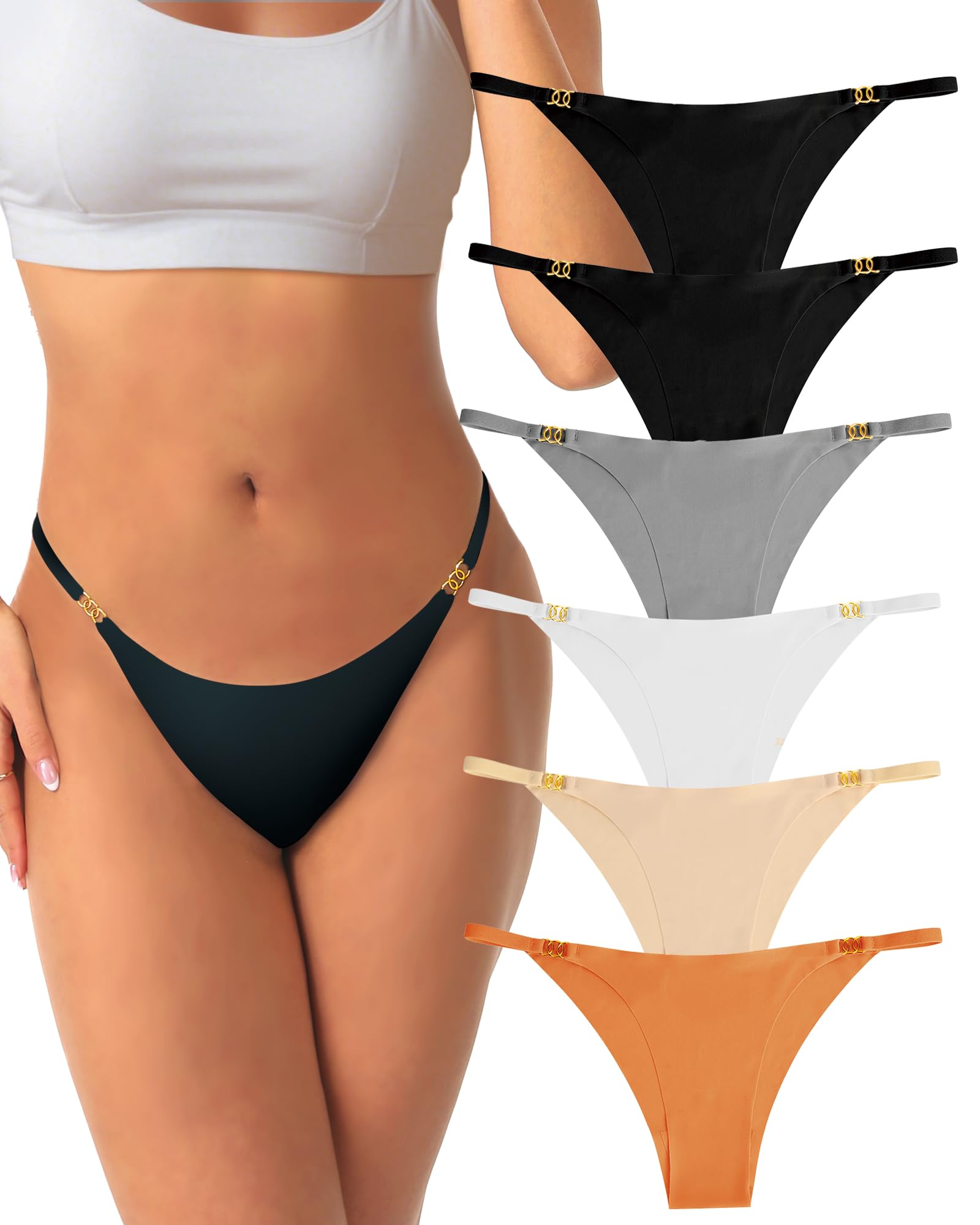 Save 50%: FLYARD 6-Pack Seamless Underwear for Women