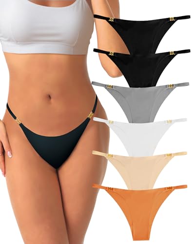 Save 50%: FLYARD 6-Pack Seamless Underwear for Women - Image 2