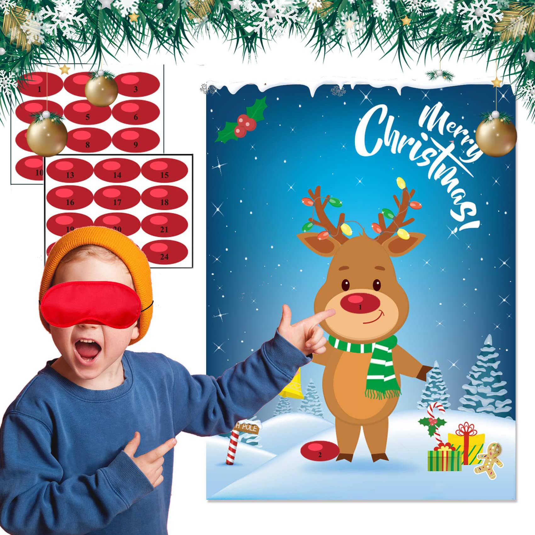 Pin the Nose on the Reindeer Game - 50% Off with Code