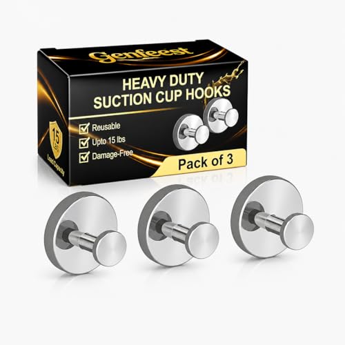 Save with Code: Suction Cup Hooks 3 Pack for 15lbs - Image 2
