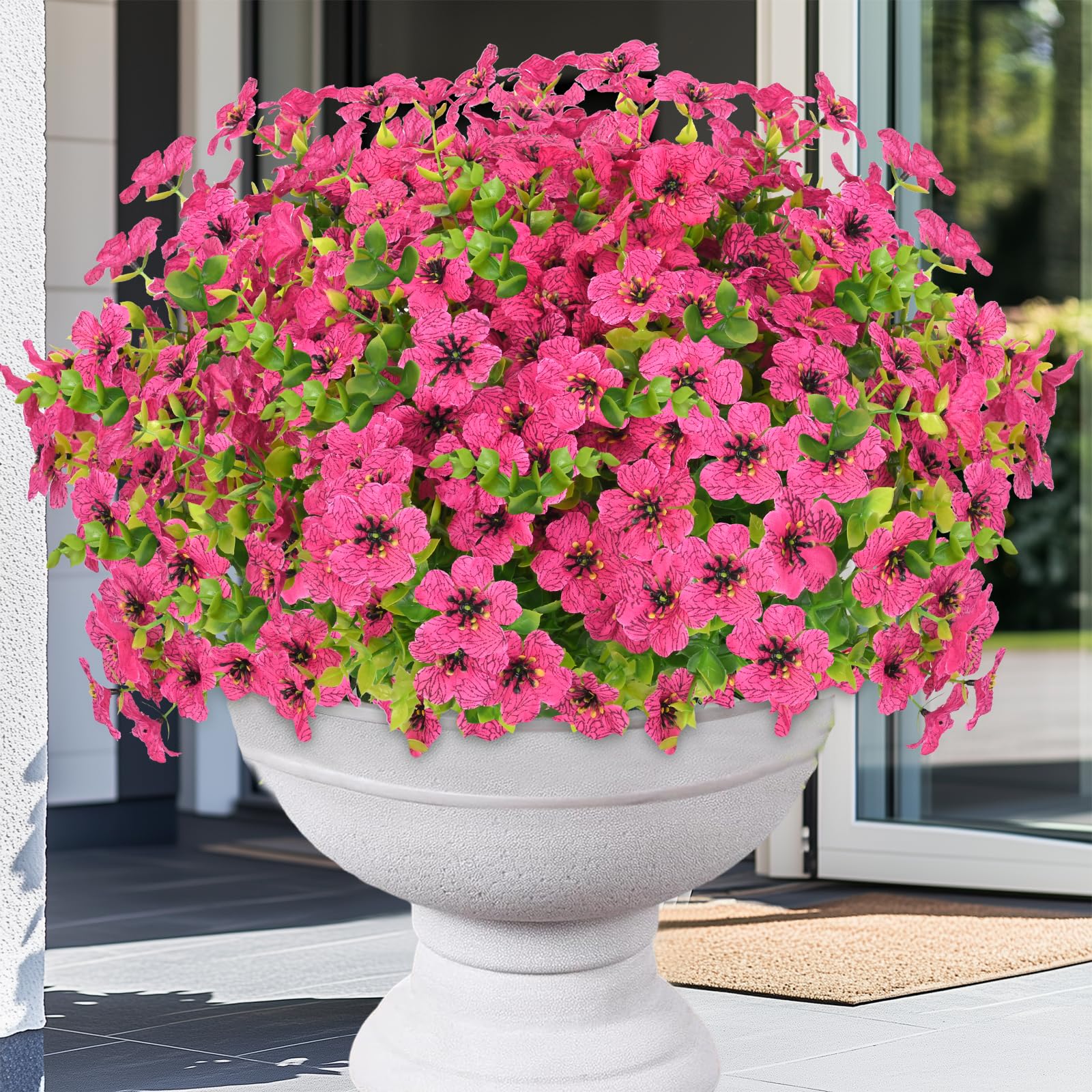 B6PLPQC3: 50% Off Elyum Artificial Outdoor Flowers