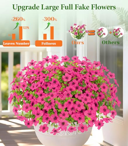 B6PLPQC3: 50% Off Elyum Artificial Outdoor Flowers - Image 3
