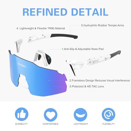 Save w/ Code 4V7FJ5QK: Sports Cycling Sunglasses for Men - Image 7
