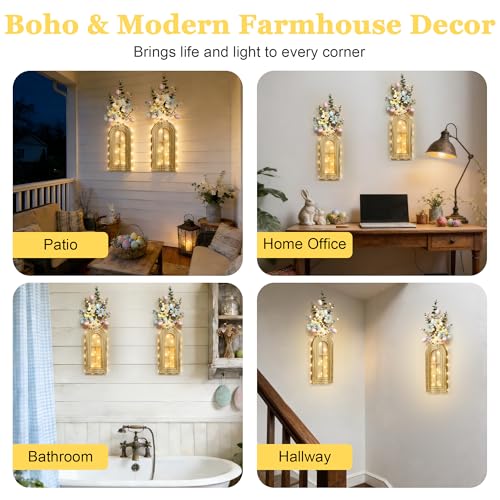 Up to 50% Off Easter Boho Wall Decor with Woven Vases - Image 5