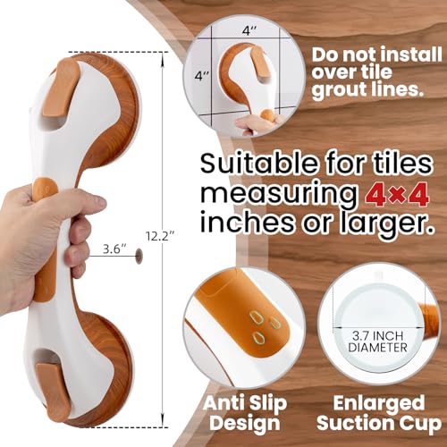 20% Off TAILI 12-Inch Shower Grab Bar for Seniors - Image 4