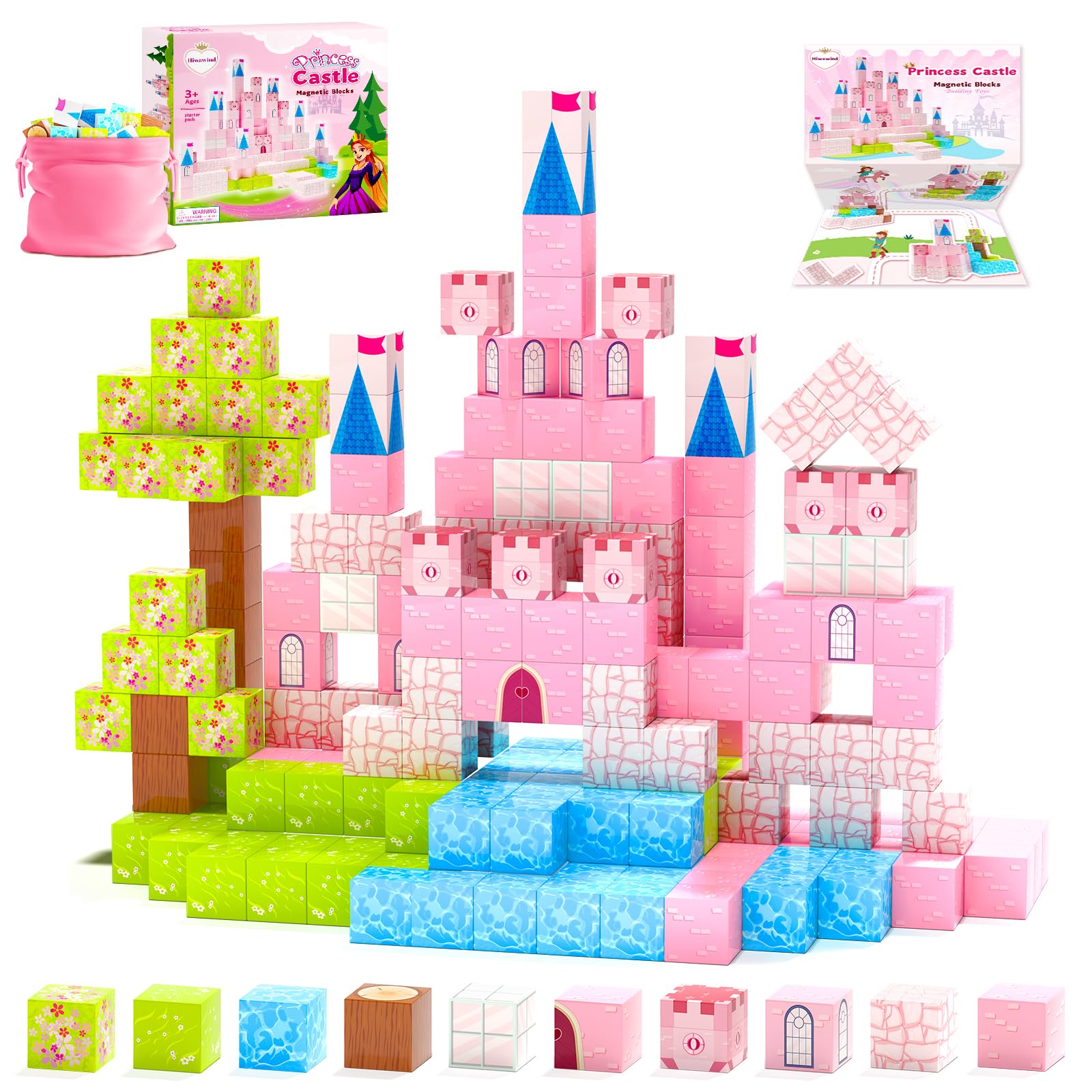 33% Off Hiwawind Princess Magnetic Building Blocks