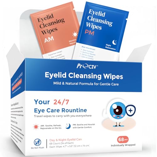 20% Off ProCIV Day & Night Eyelid Wipes for Dry Eyes - Image 2