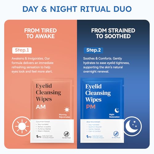 20% Off ProCIV Day & Night Eyelid Wipes for Dry Eyes - Image 6