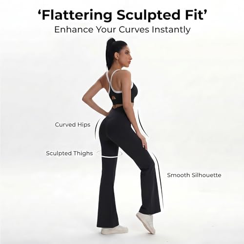 Clip 10% Off + Code: Women's Flared Yoga Leggings - Image 5