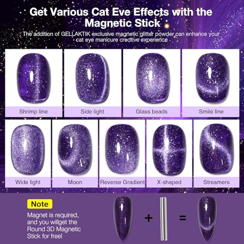 Save with Code: Cat Eye Gel Nail Polish 12ml - Image 4