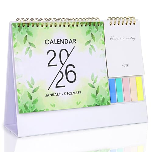 Save 65% on 2026 Desk Calendar with Sticky Notes - Image 2