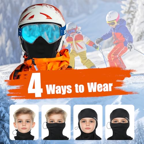 Kids Balaclava Ski Mask 2 Pack – Windproof & Warm - Image 7