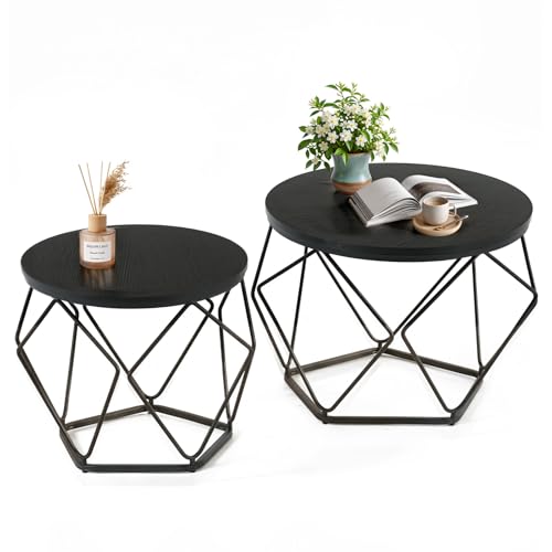 33% Off DUMOS Nesting Coffee Table Set with Hidden Storage - Image 2