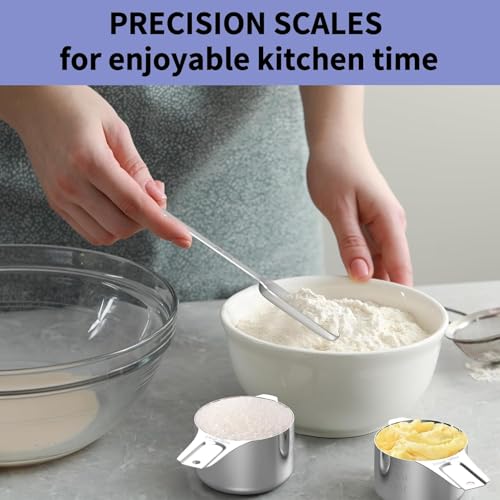 50% Off Stainless Steel Measuring Cups and Spoons Set - Image 4