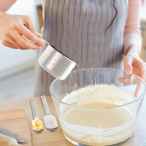 50% Off Stainless Steel Measuring Cups and Spoons Set - Image 5