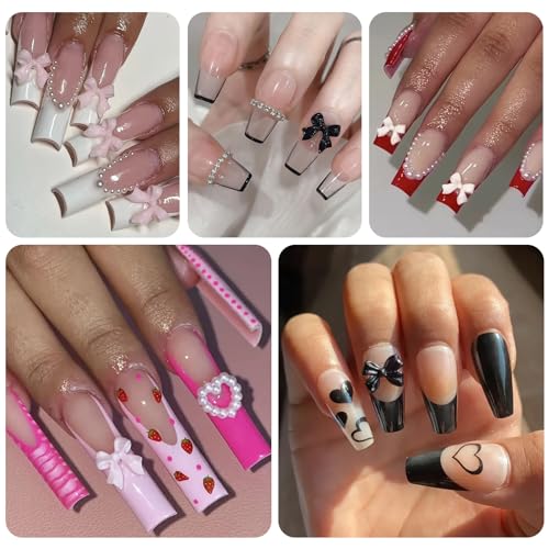50% Off Cute Bow Nail Charms Set for DIY Nail Art - Image 7