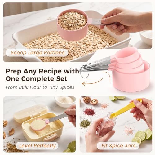 60% Off THLHKD 15-Piece Measuring Cups and Spoons Set - Image 4